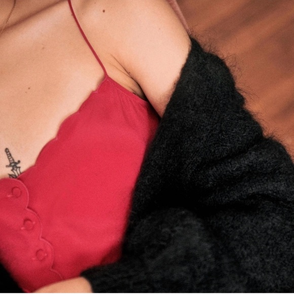 Sezane Athena top in Fuchsia size 38 NWT - Picture 2 of 9